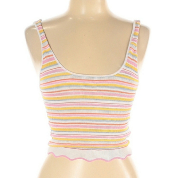 Forever 21 Tops - NWT Forever 21 Cropped Tank Multi Colors Forever 21 Tops - NWT Forever 21 Cropped Tank Multi Colors